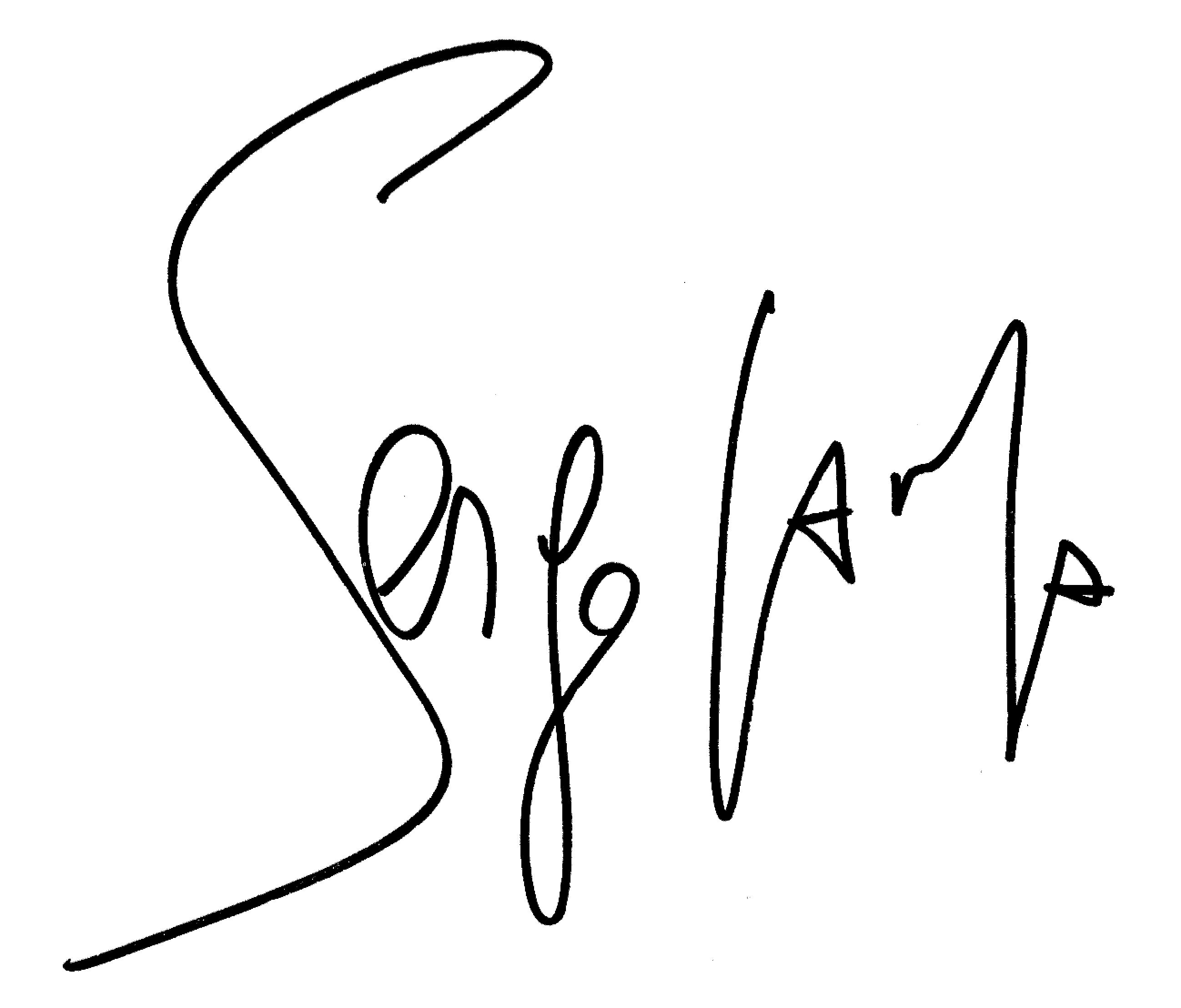 Signature de Serge Lama